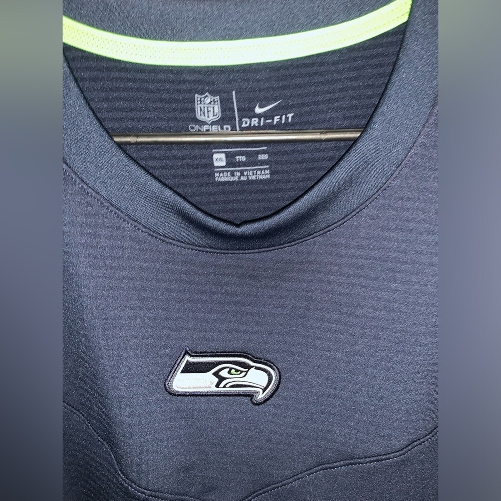 Men's College Navy Seattle Seahawks Sideline Team Performance xxl - Picture 4 of 4